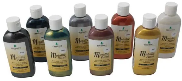 Chestnut Akrylmaling Metalliske Farver 100 ml - Pink